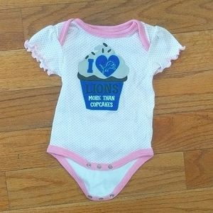 Michigan Detroit Lions onesie
